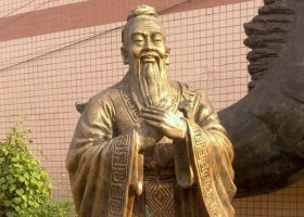 校園孔子像人物銅雕 孔子雕塑人物園林北師大北大
