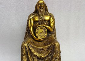 八卦祖師伏羲銅雕 伏羲雕塑圖片城堡女性八卦