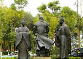 曹操曹植曹丕古代人物銅雕 曹操雕塑圖片大型景點青銅