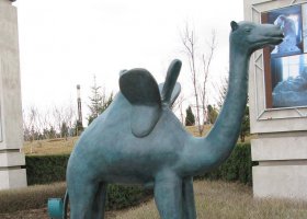 公園抽象駱駝動物銅雕 駱駝雕塑大全大象大師制作