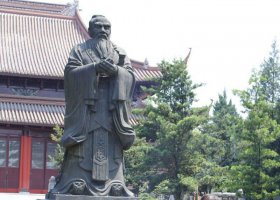 青銅孔子圣像古代名人銅雕 孔子雕塑廠家恒星方式兩個(gè)