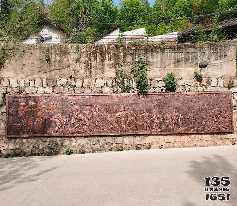 公園黨建長(zhǎng)征精神八路軍銅浮雕 八路軍雕塑紀(jì)念館吹號(hào)紀(jì)念園名稱圖片