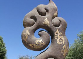 公園祥云景觀銅雕 
