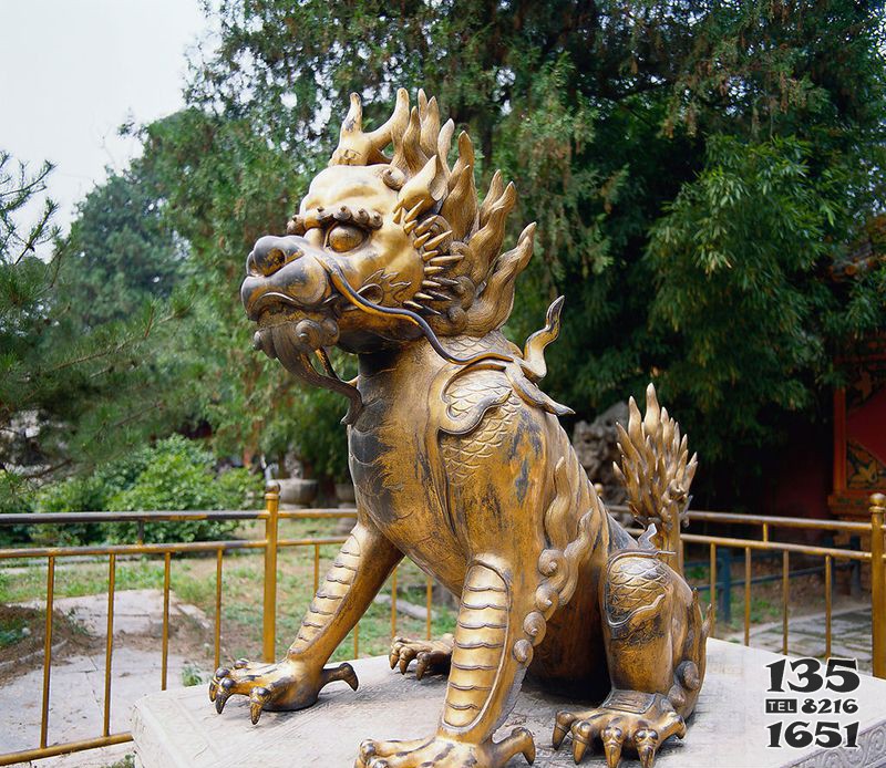 麒麟鑄銅雕塑 麒麟雕塑圖片真假大象手稿圖片