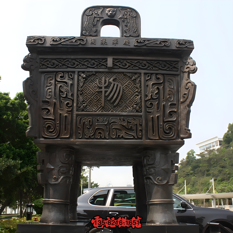 鑄銅大型鼎雕塑 鑄銅大型鼎雕塑