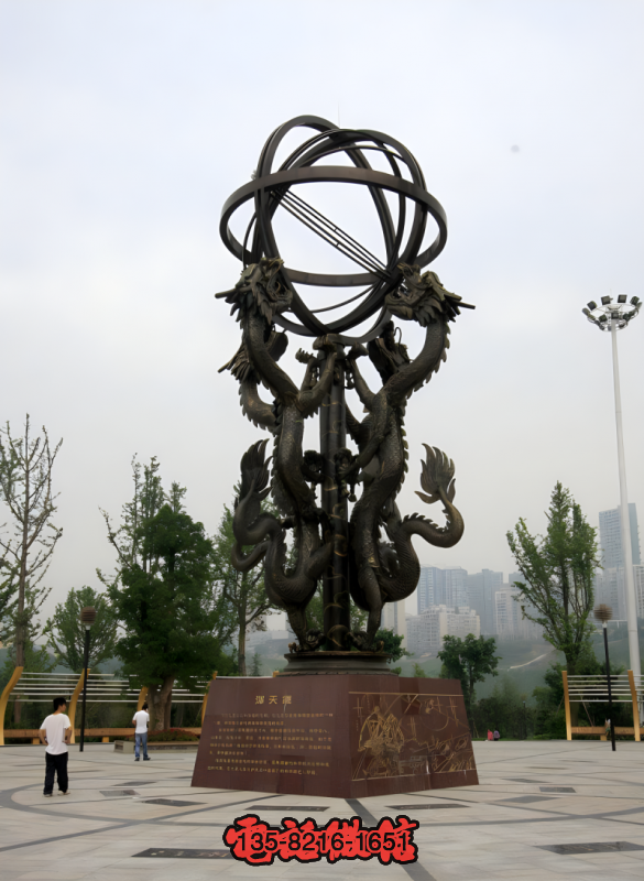 廣場大型景觀不銹鋼創(chuàng)意渾天儀雕塑 廣場大型景觀不銹鋼創(chuàng)意渾天儀雕塑