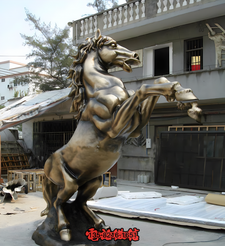 黃銅鑄造立馬銅雕 黃銅鑄造立馬銅雕