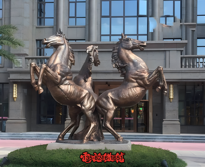 鑄銅馬銅雕景觀雕塑 鑄銅馬銅雕景觀雕塑