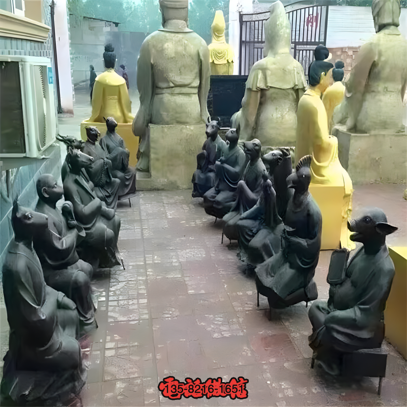 十二生肖銅雕擺件 十二生肖銅雕擺件