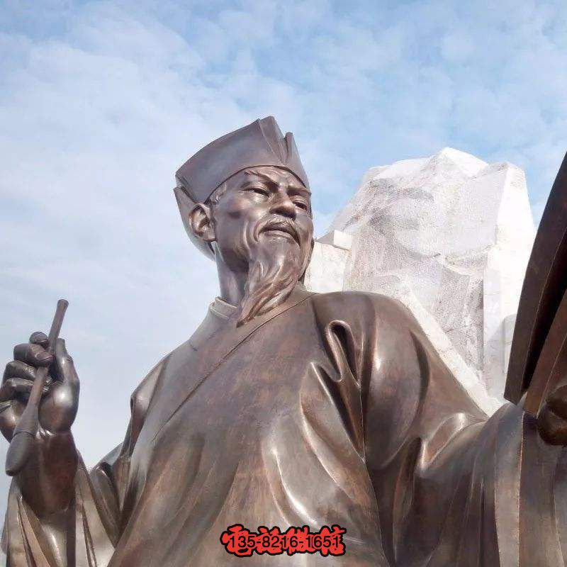 中國古代著名歷史人物歐陽修銅雕 中國古代著名歷史人物歐陽修銅雕